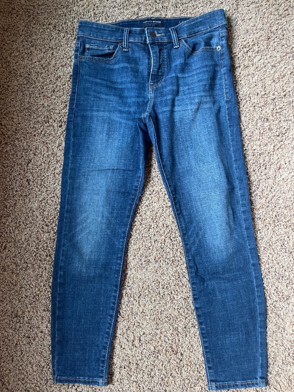 Lucky Brand Ava Mid-Rise Crop